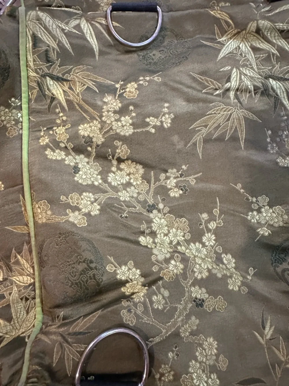 Petunia Pickle Bottom Olive Green Floral Multi Functional Diaper Bag